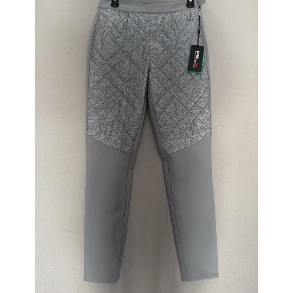 RLX Ralph Lauren Women's Golf Insulated Pants Small Gray Zippered NWT $288 - Picture 1 of 10